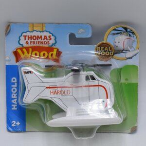 HAROLD Helicopter Wooden Fisher Price Thomas & Friends Wooden Railway Train New